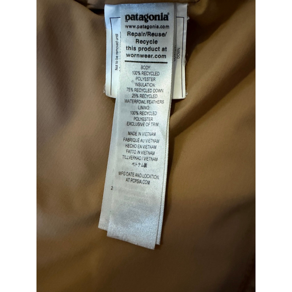 Patagonia Recycled High Pile Fleece Down Women's Jacket Size Large - Picture 10 of 11